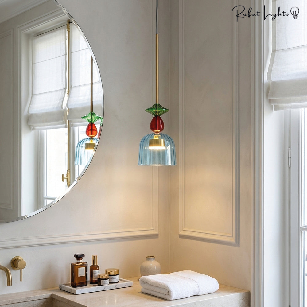 Nordic Glass Candy Pendant Lights