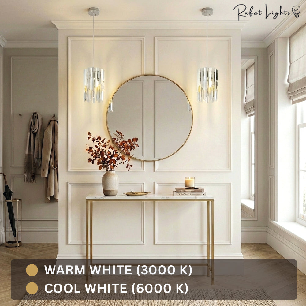 Modern Crystal K9 Round Gold Chandelier