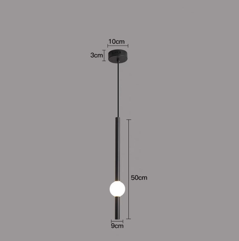 Modern Round Ball LED Pendant Light