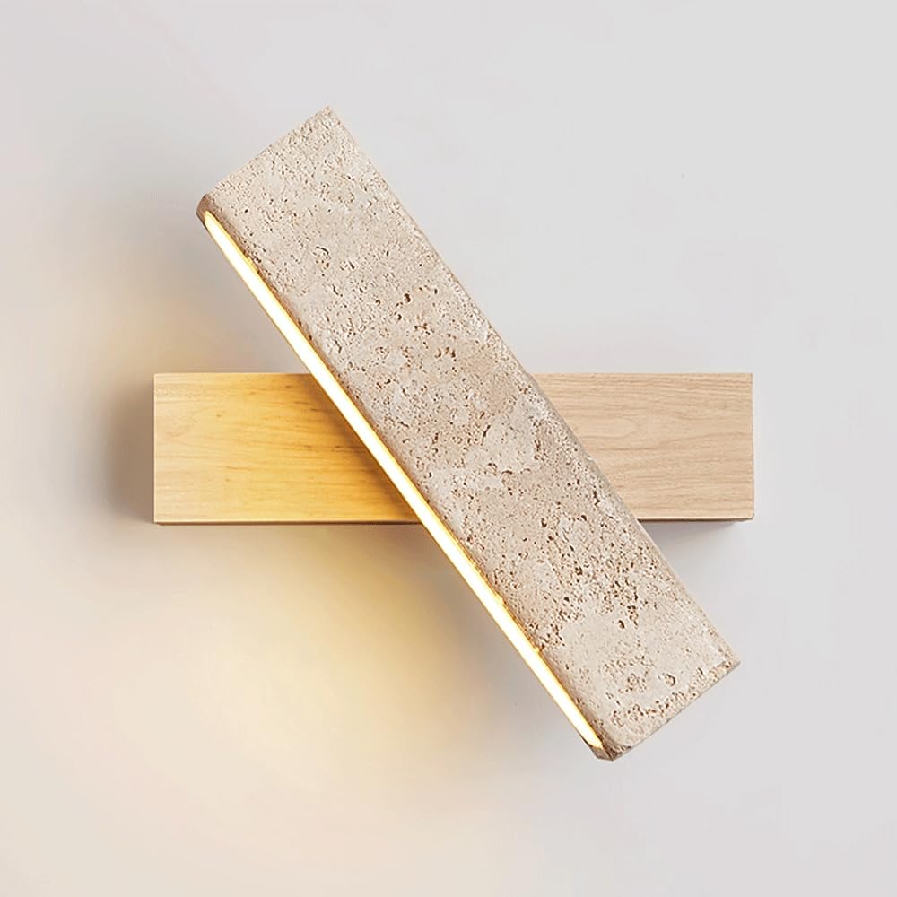 Travertine Wall Lamp