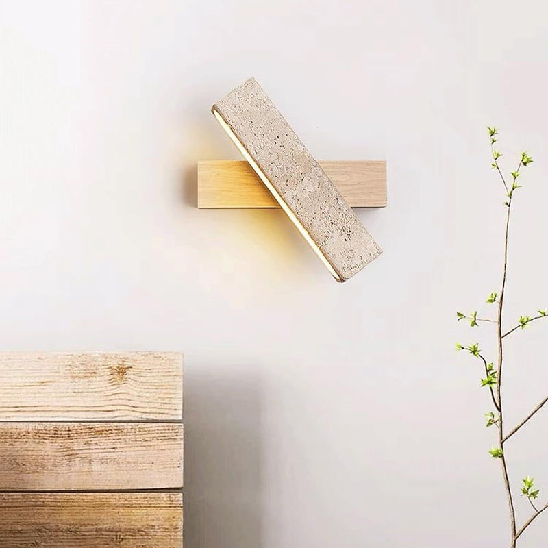 Travertine Wall Lamp