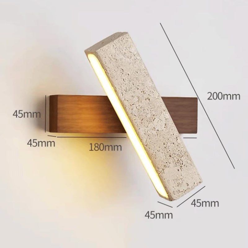 Travertine Wall Lamp