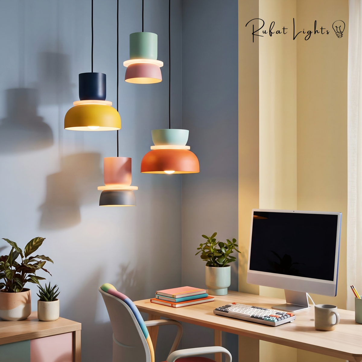 Colorful Macaron Pendant Hanging Light