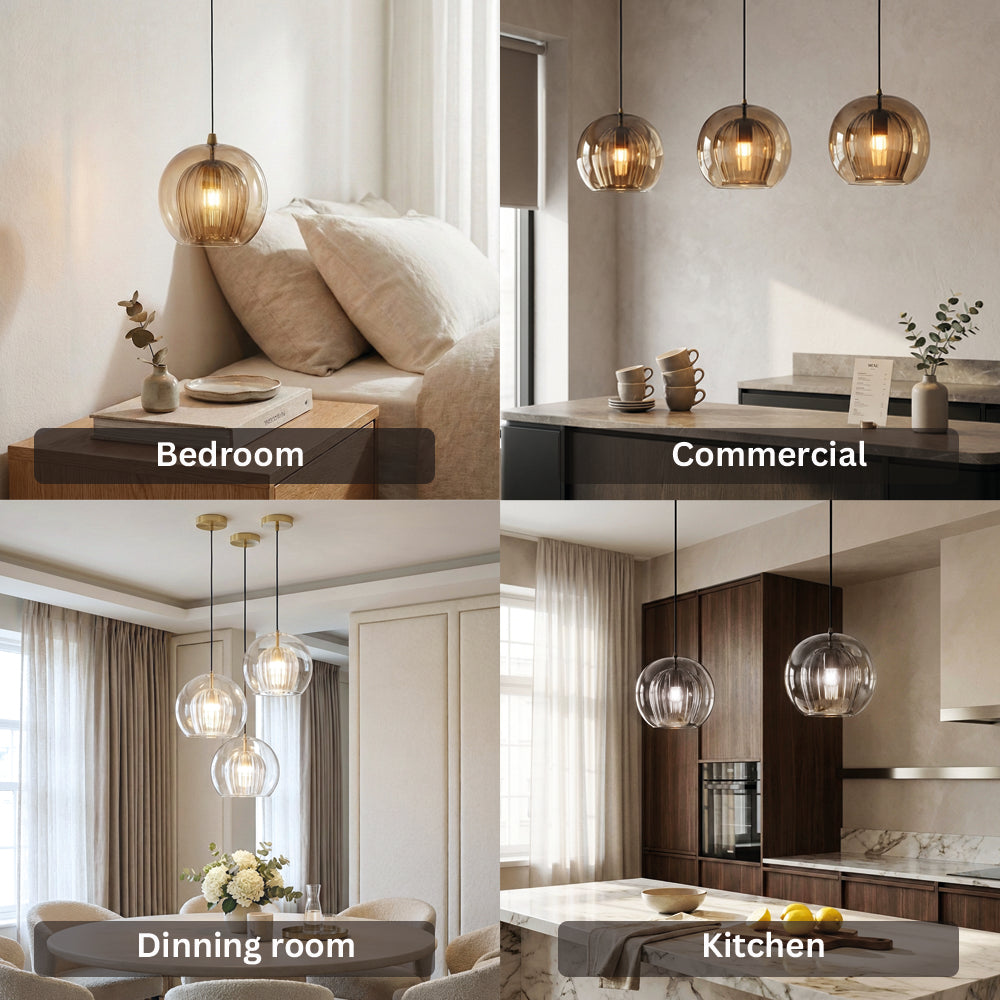 Glass Hanging Pendant Light