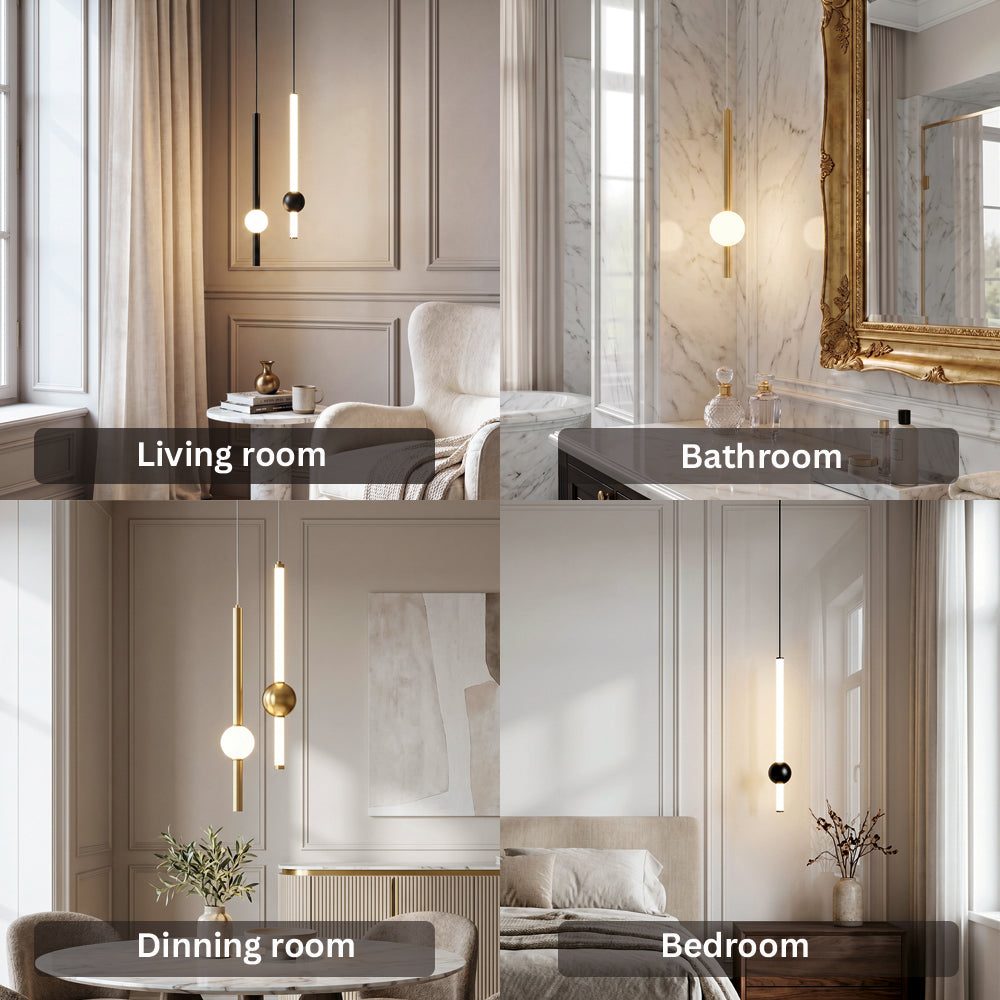 Modern Round Ball LED Pendant Light