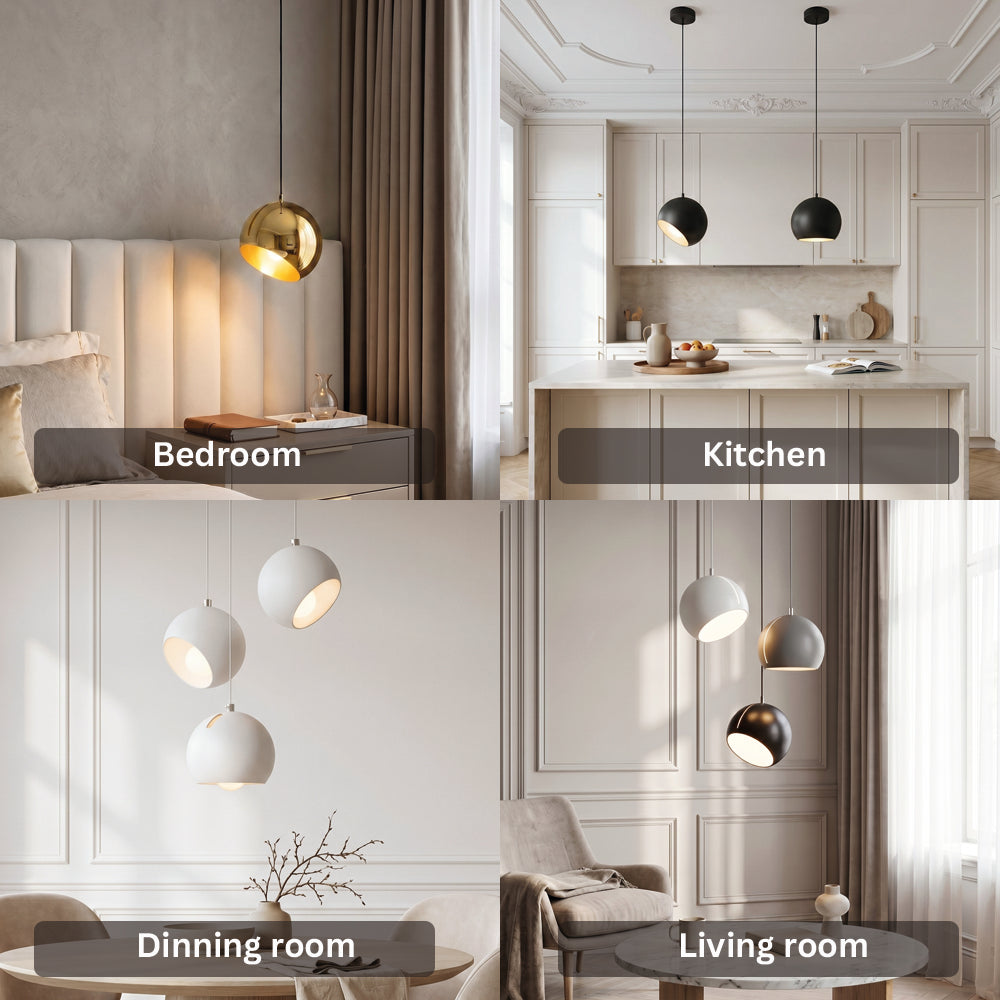 Round Modern Simple Ball Chandelier Pendant Light
