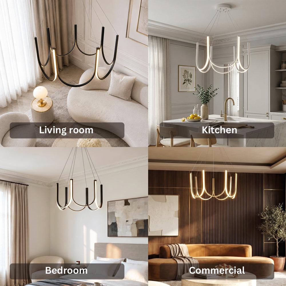 Minimalist Luxury U Shape Chandeliers
