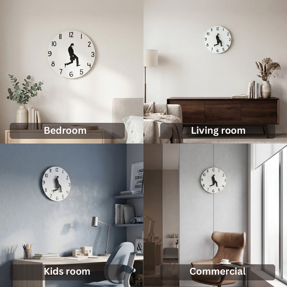 Funny Wall Clock Minimalist Round Wall Clock