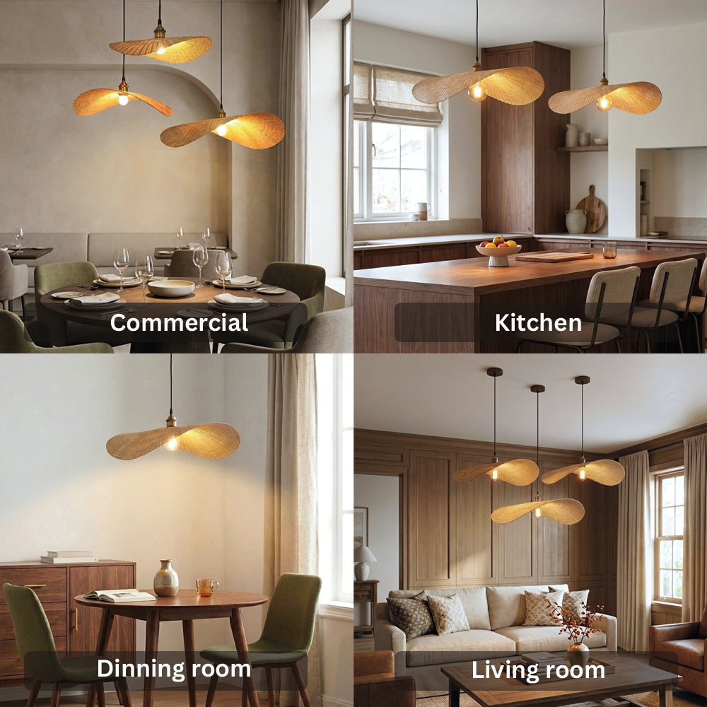 Handmade Bamboo Weaving Pendant Lamp