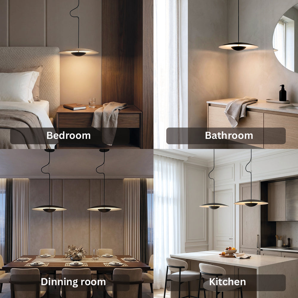 Nordic Wood Grain Pendant Light