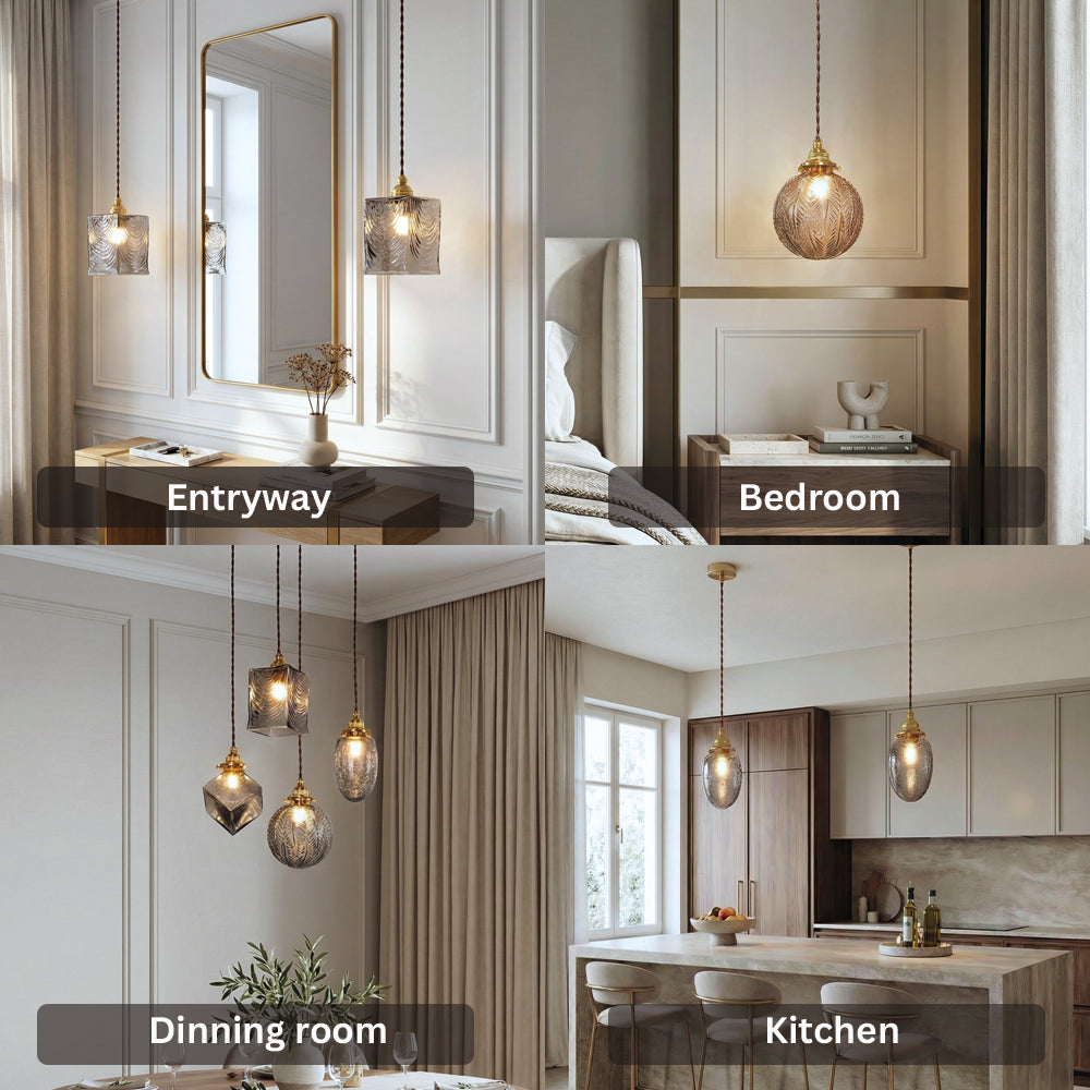 Industrial Vintage Style Copper Pendant Lights