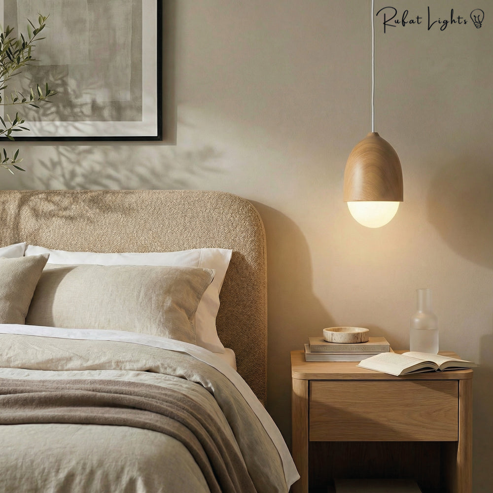 Glass Acorn Moon Pendant Lights