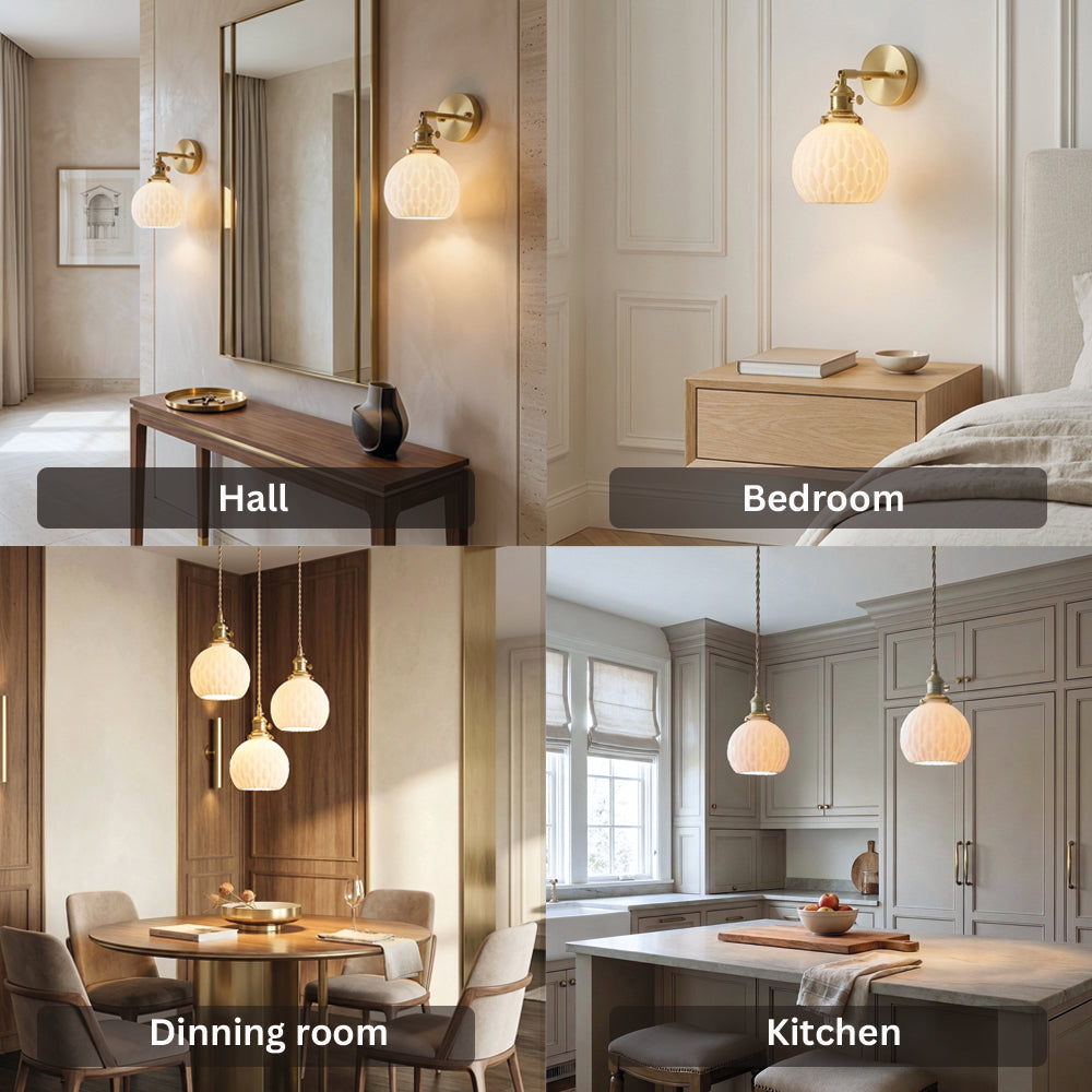 Japanese Handmade Ceramic Pendant Lights