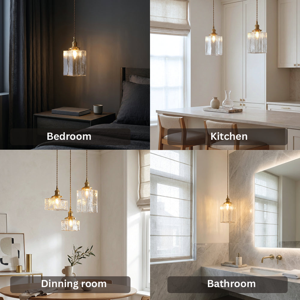 Elegance Glass Hanging Pendant Light