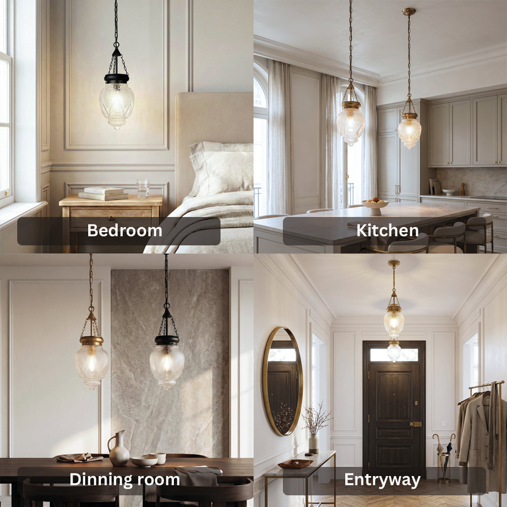 Vintage Glow Designer Glass Pendant Lights