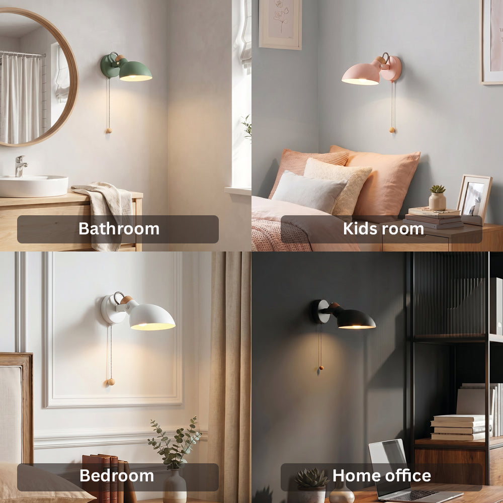 Switch Cord Wall-Mounted Reading Lamp