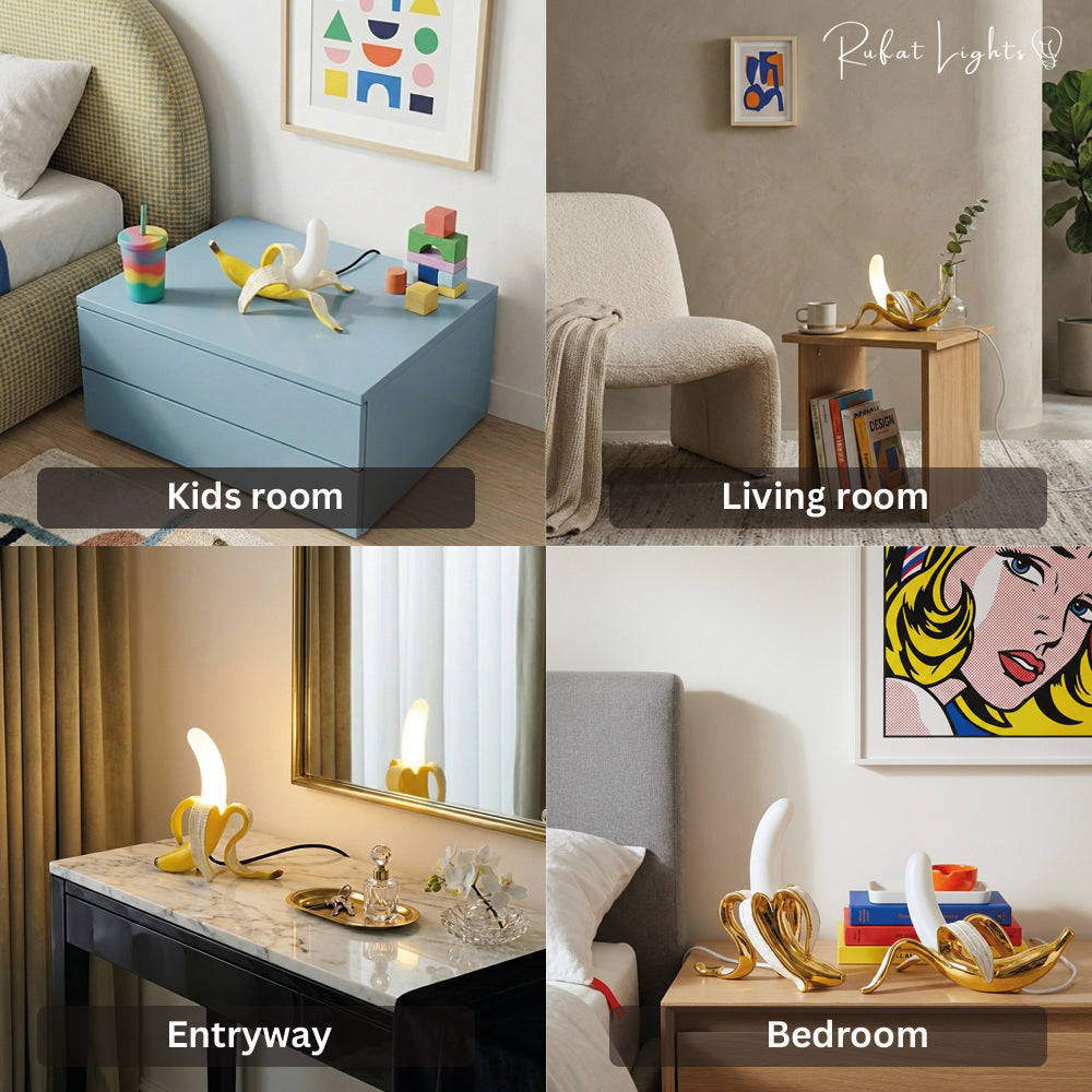 Banana Lights Art Deco Table Lamps