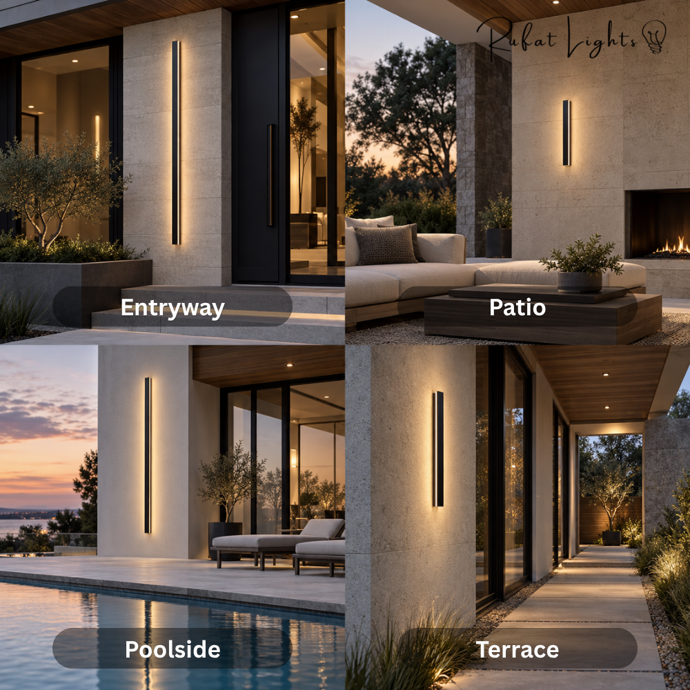 Aluminum Wall LED Light Waterproof Outdoor/Indoor