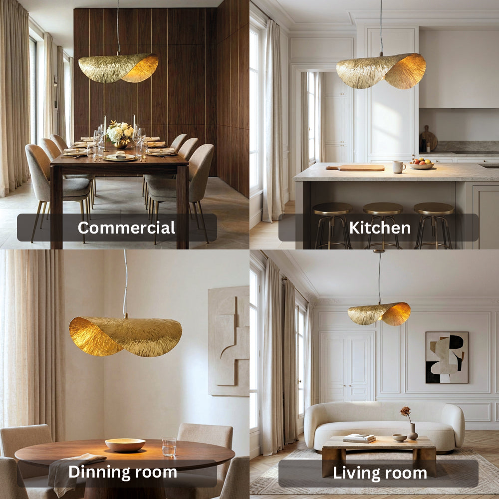 Copper Lotus Grace Nordic Pendant Lamp