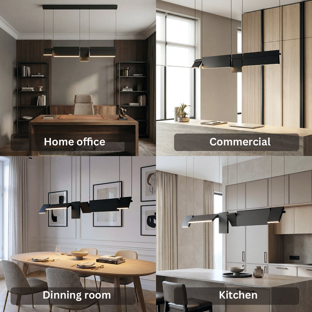 Axis Modular Rotatable Black Pendant Lights