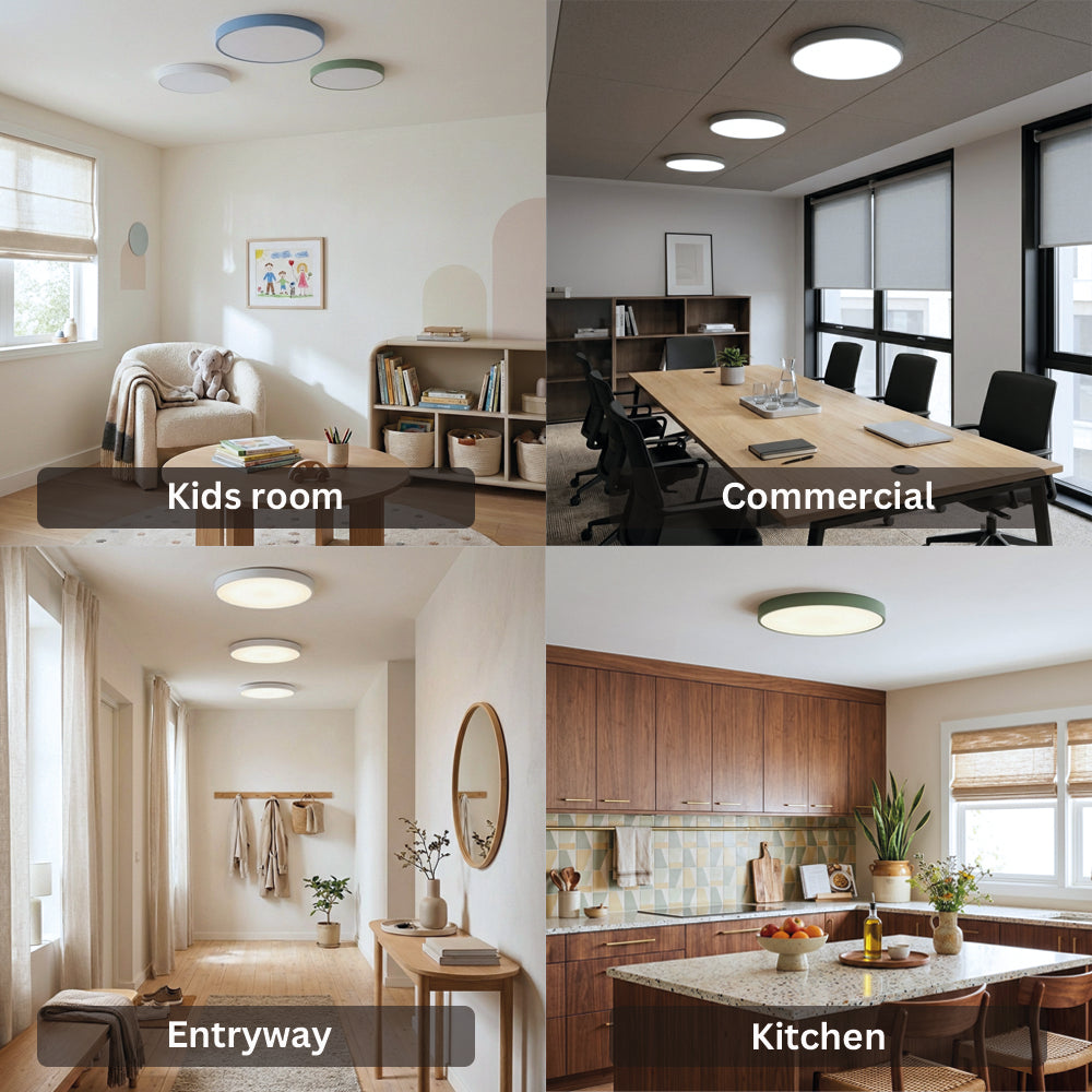 LED Ceiling Nordic Style Colorful Ultra Thin