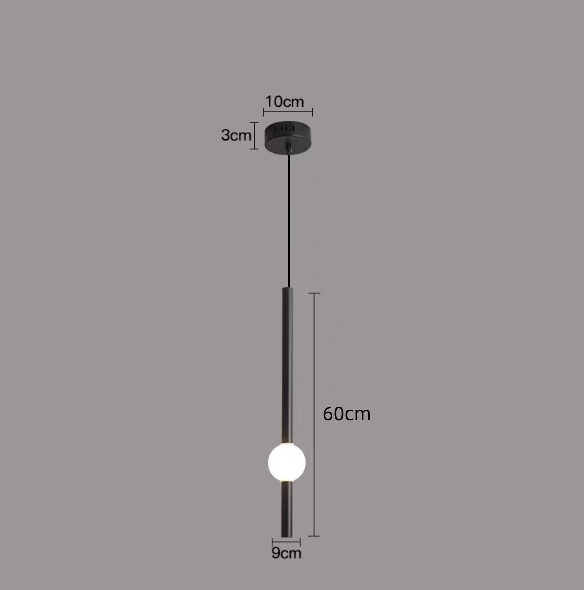 Modern Round Ball LED Pendant Light