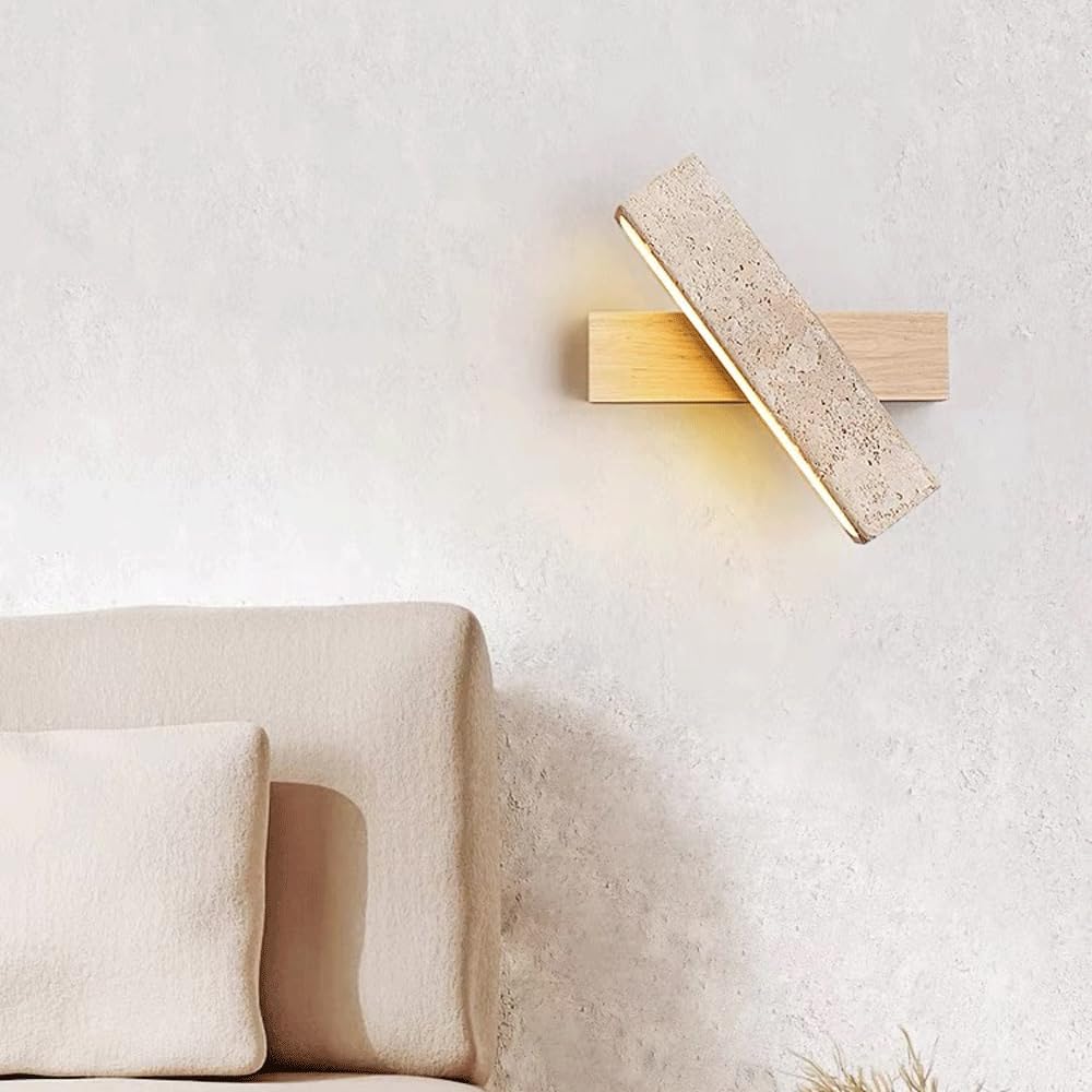 Travertine Wall Lamp