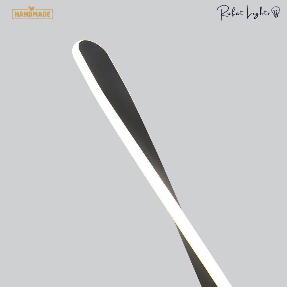 Modern Spiral Long Line Dimmable Floor Lamp