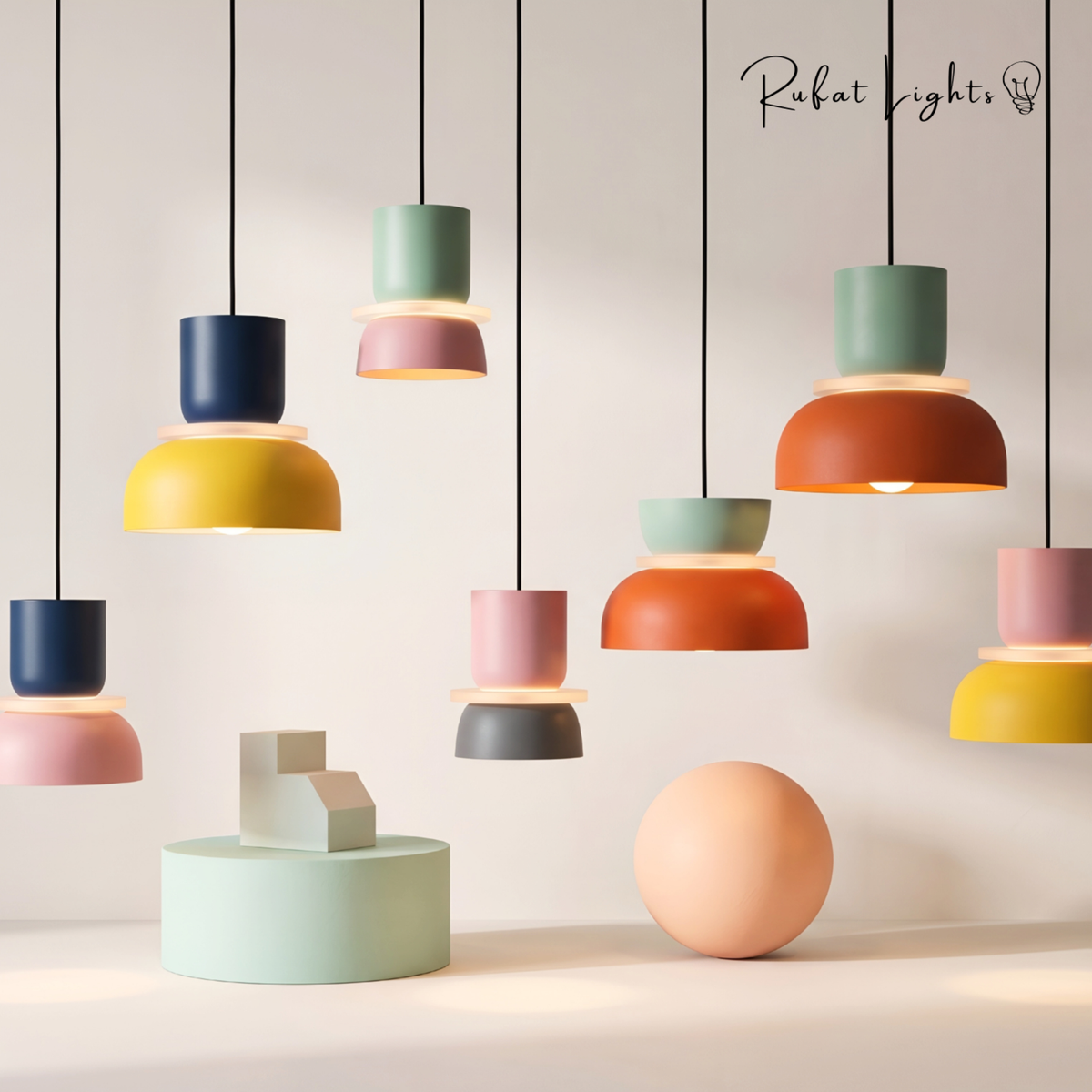 Colorful Macaron Pendant Hanging Light