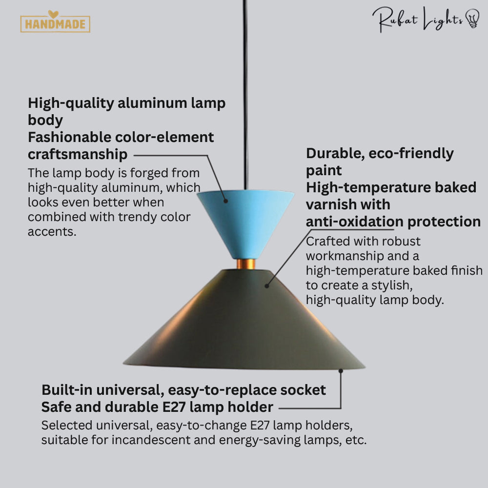 Colorful Macaron Hanging Light Pendant Lamp Chandelier