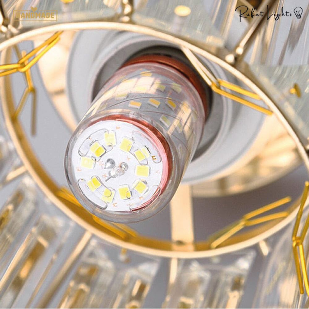 Simple Creative Crystal Aisle Chandelier Lamp