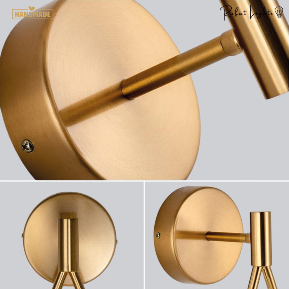 Metal Casing Glass Ball Wall Light