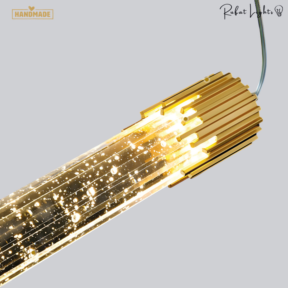 Crystal Radiance LED Bar Pendant Light