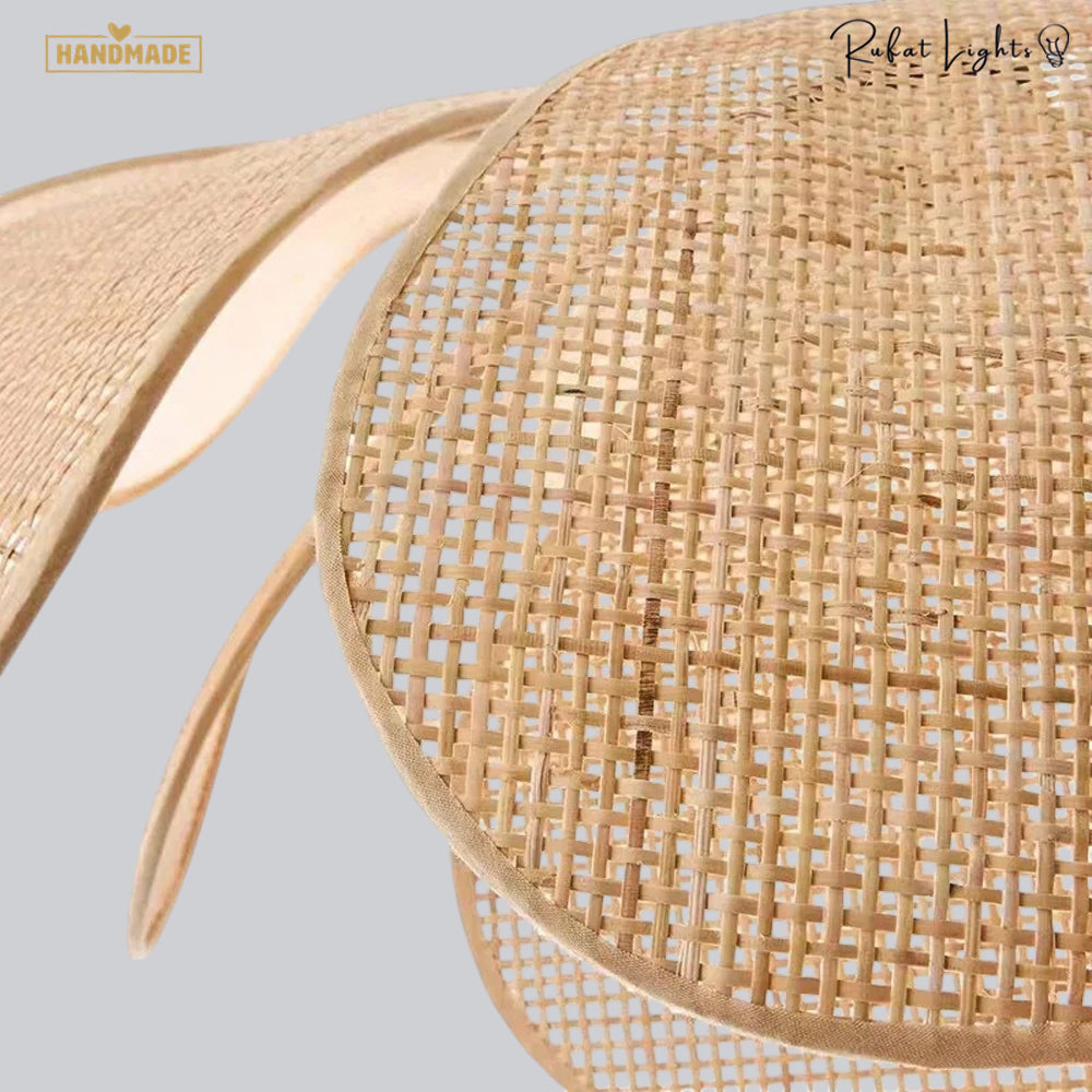 Rattan Flower Handmade Pendant Light