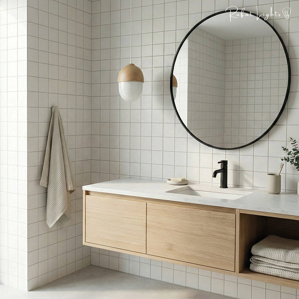 Glass Acorn Moon Pendant Lights