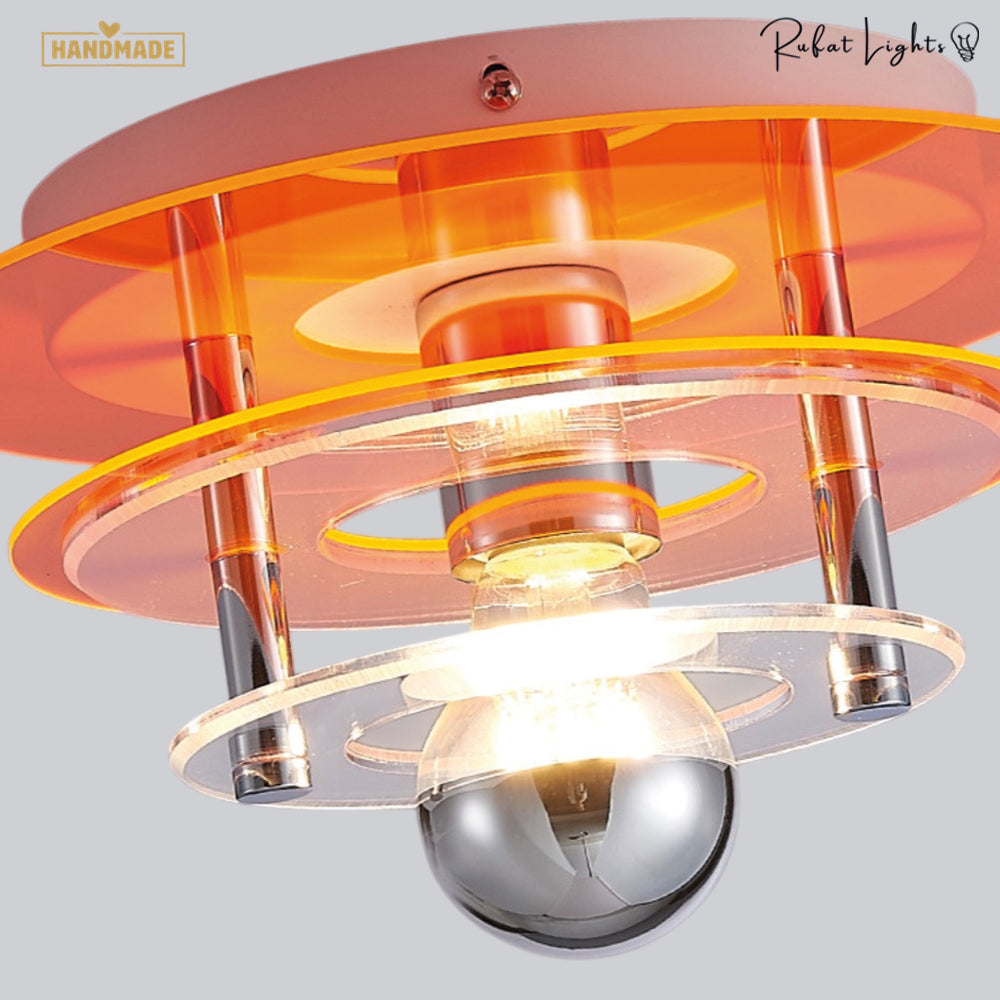Colorful Layered Acrylic Glass Wall Light