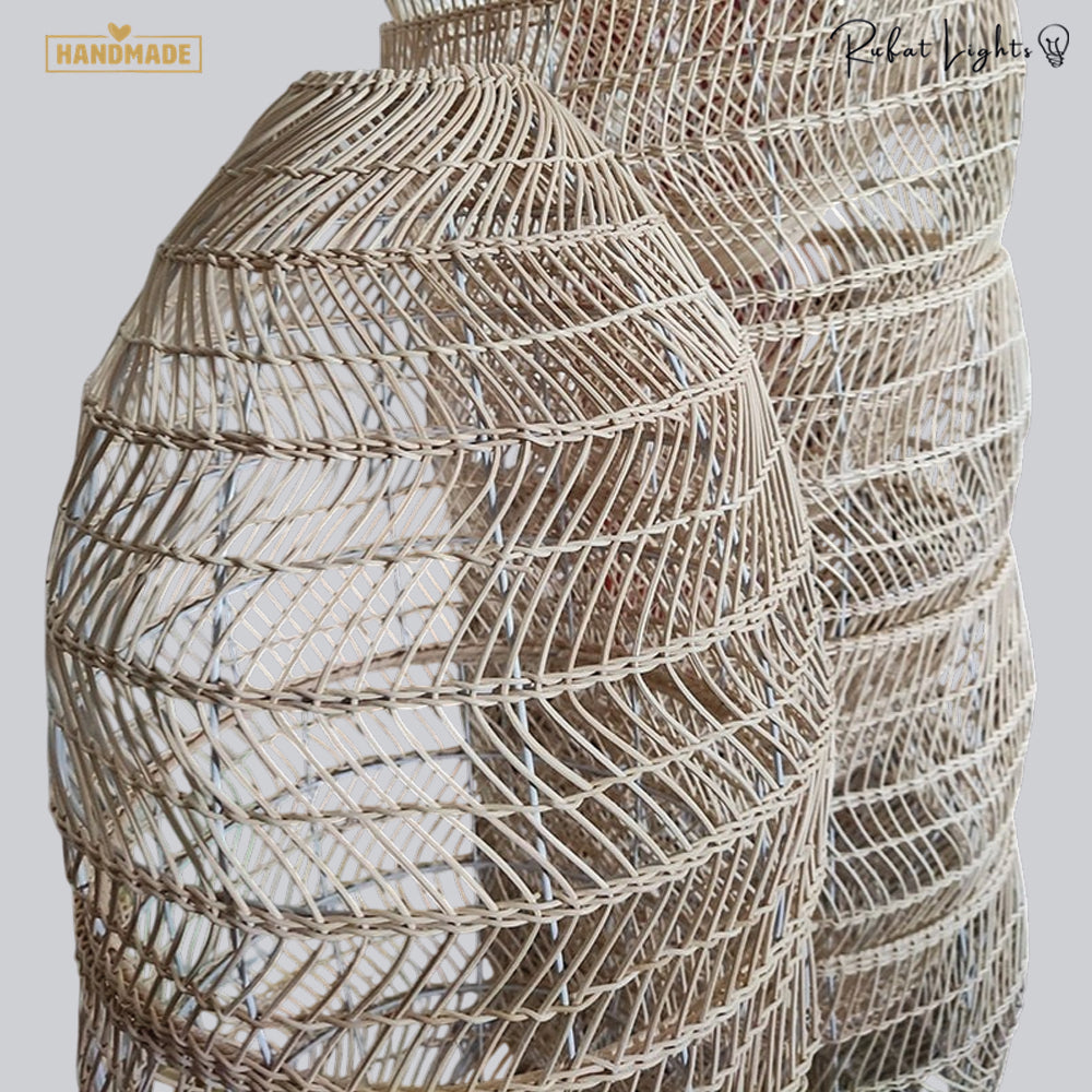 Japanese Serenity Bamboo Shade Pendant Lamp
