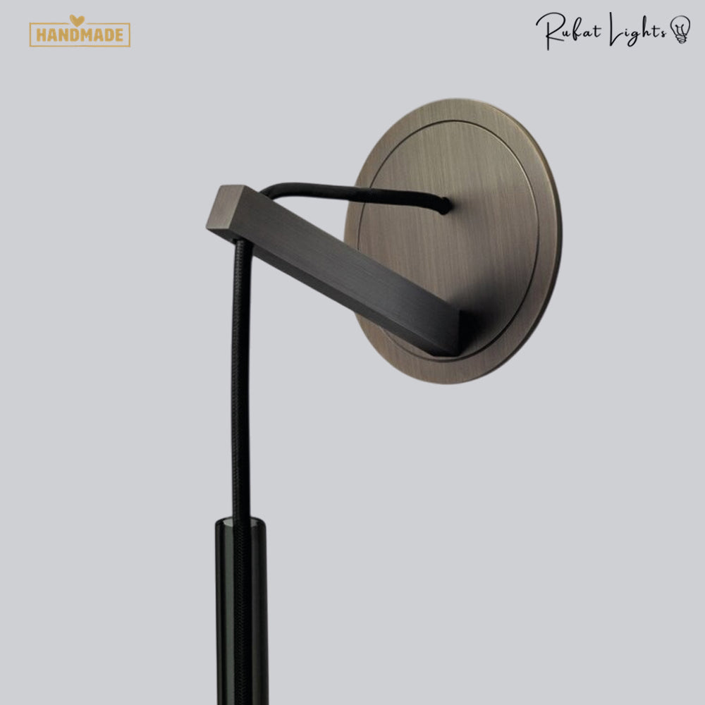 Luxury Tube Smoked Glass Wall Lamp