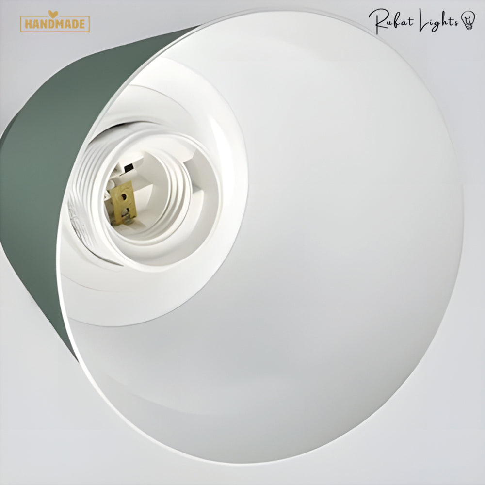 Cone Shaped Pendant Lamp in Devon Style