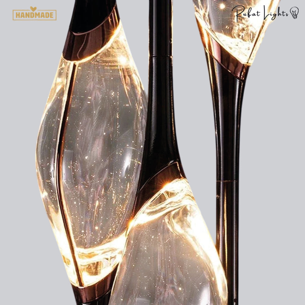 Copper Crystal Pendant Lamp