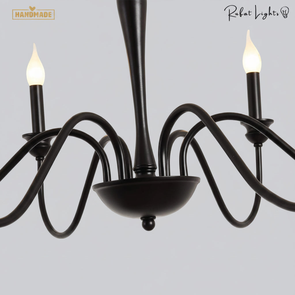 Ganeed Rustic Classic LED Iron Chandelier Light