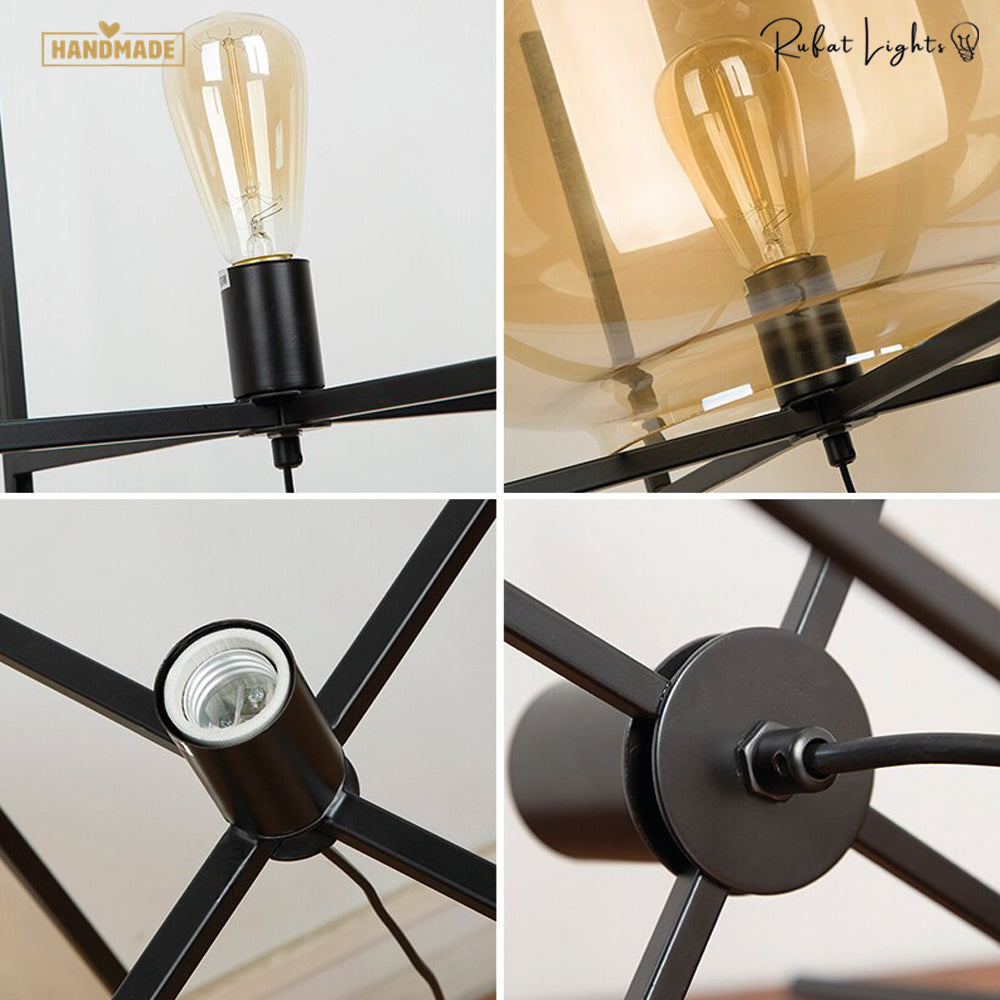 Villa Bubble Glass Ball Floor Lamp