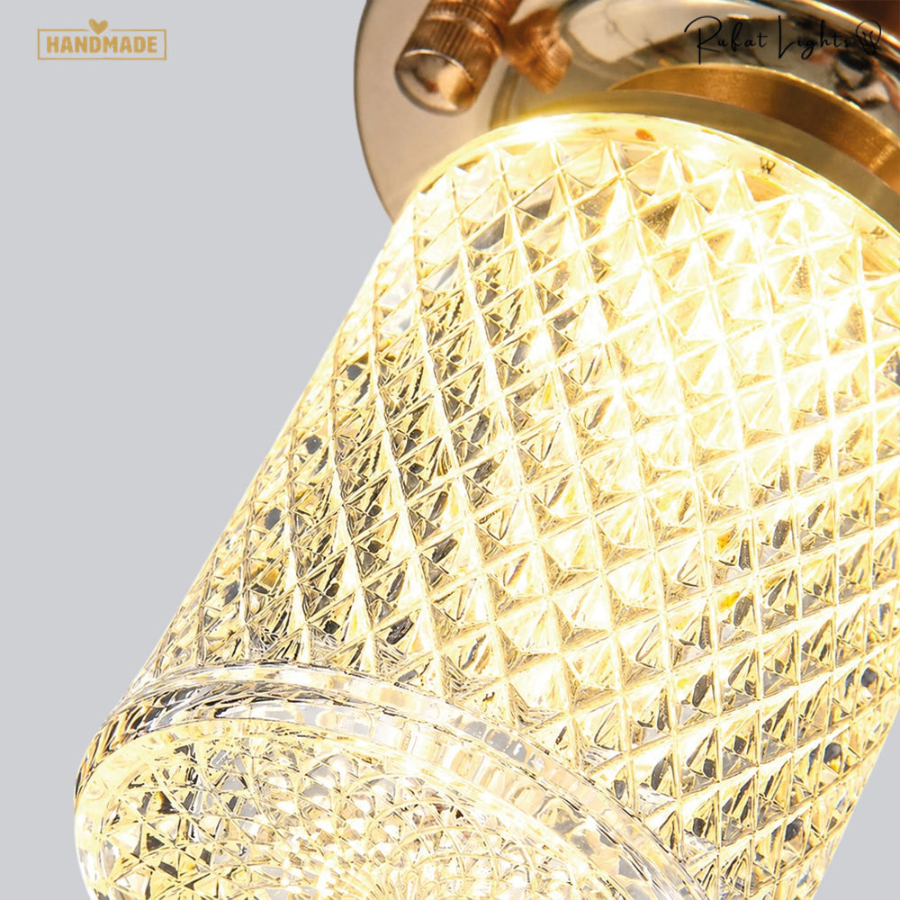 Modern Crystal Ceiling Light
