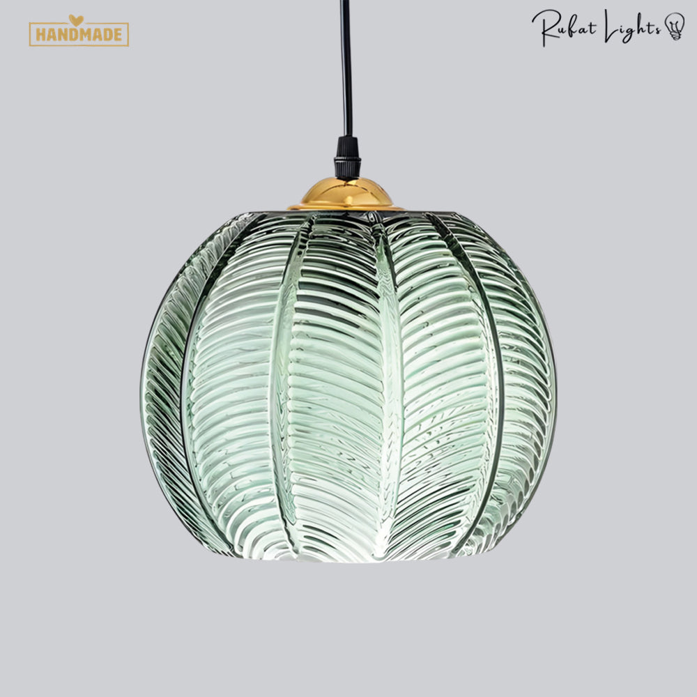 Contemporary Glass Patterned Pendant Lights