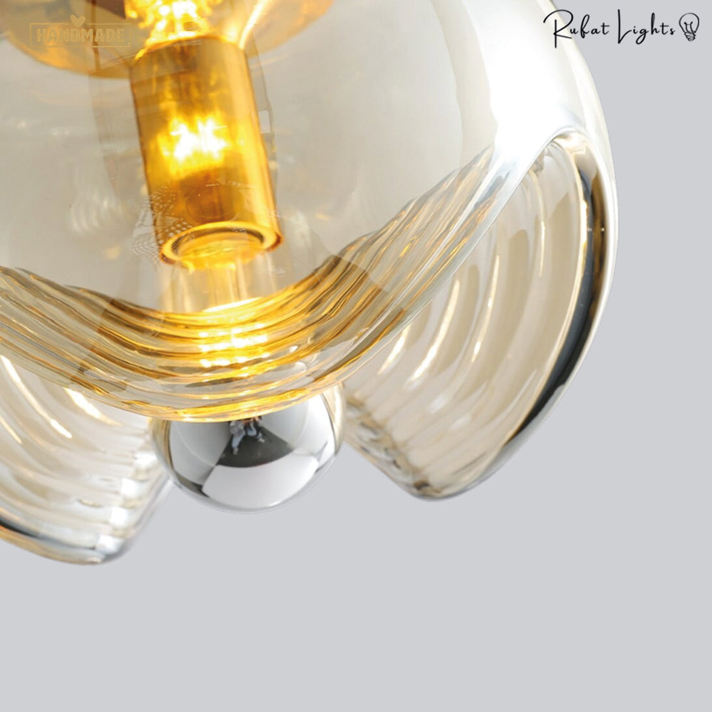 Artistic Brilliance Modern Glass Pendant Light