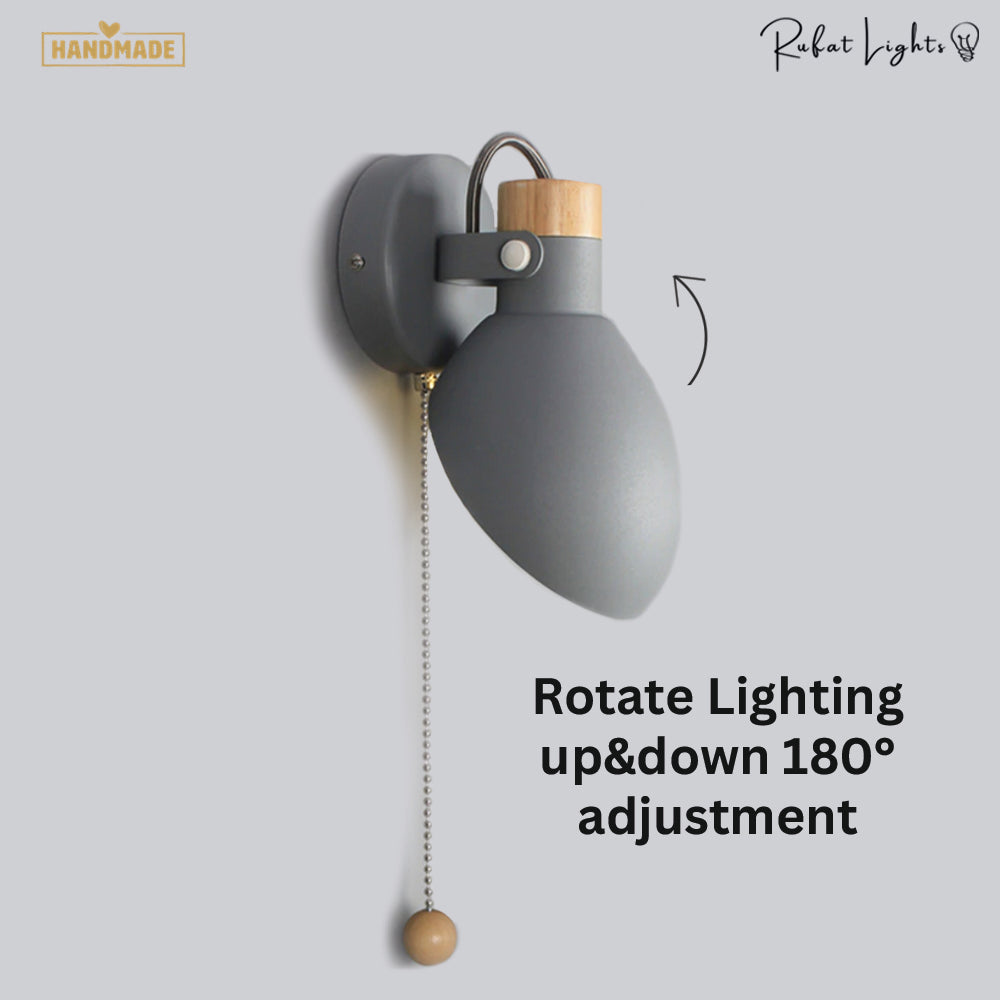 Switch Cord Wall-Mounted Reading Lamp