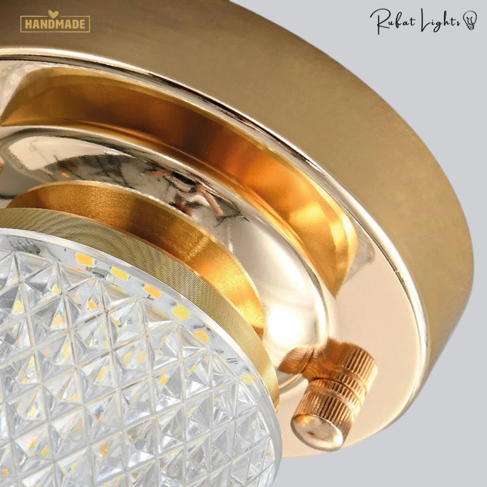 Modern Crystal Ceiling Light