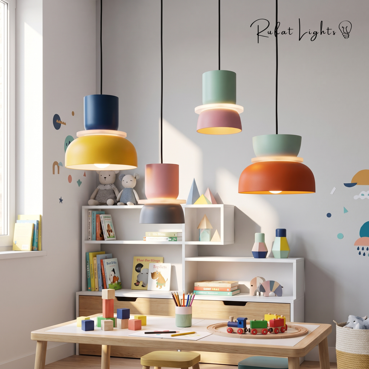 Colorful Macaron Pendant Hanging Light
