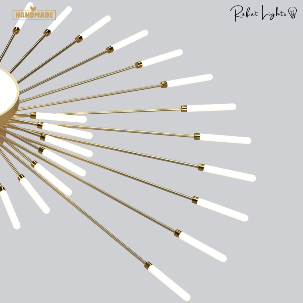 Modern Full Star Shine Rays Chandelier Lamps