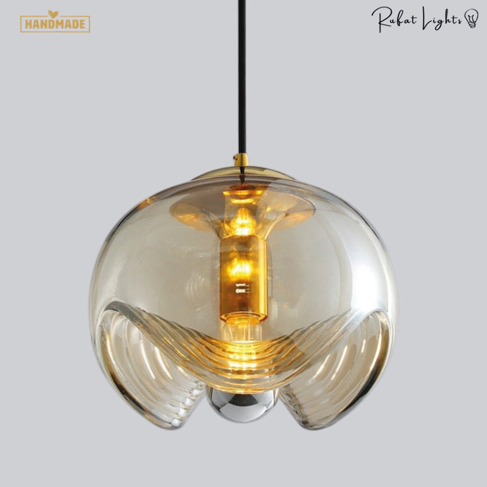 Artistic Brilliance Modern Glass Pendant Light